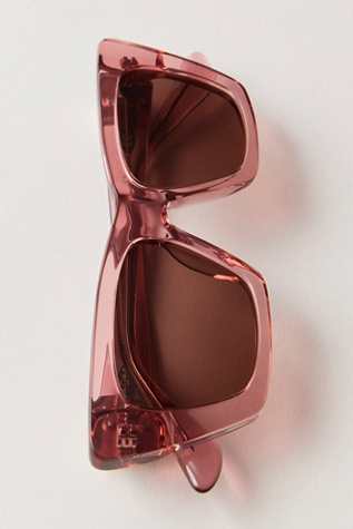 Indy Uptown Cat Eye Sunglasses at Free People in Pink