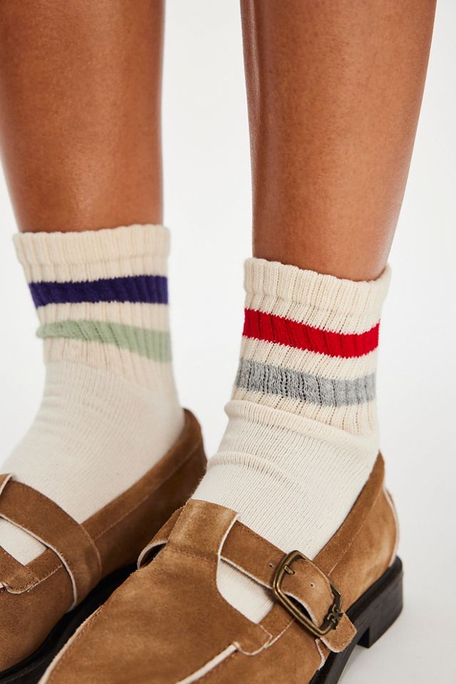 Retro Shortie Crew Sock Pack #1