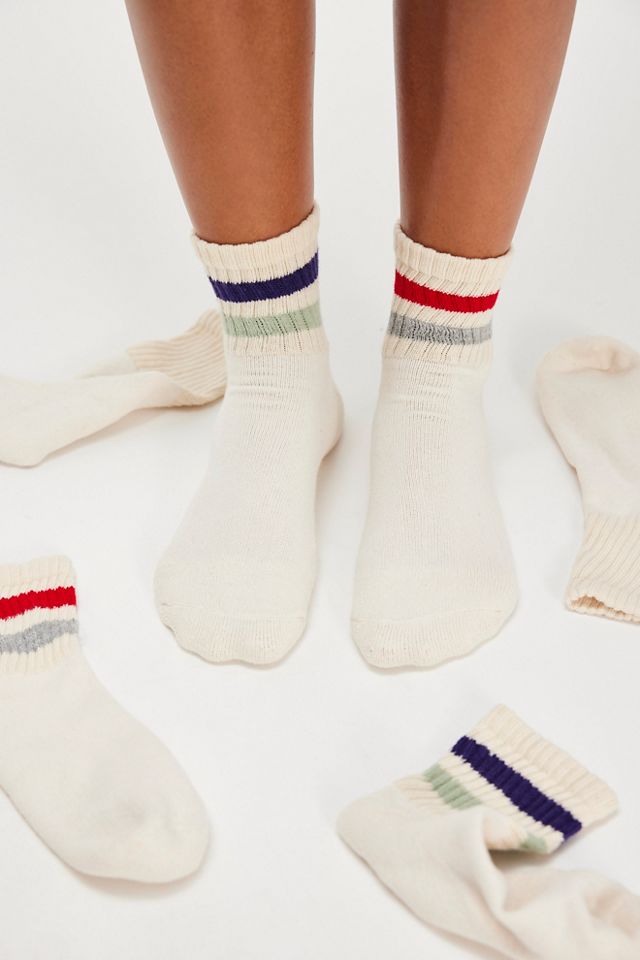 Retro Shortie Crew Sock Pack #2