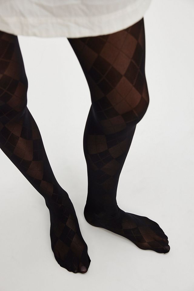 Argyle Allure Tights #1