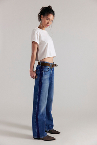 Jean droit tuxedo à taille basse Lindz Citizens of Humanity