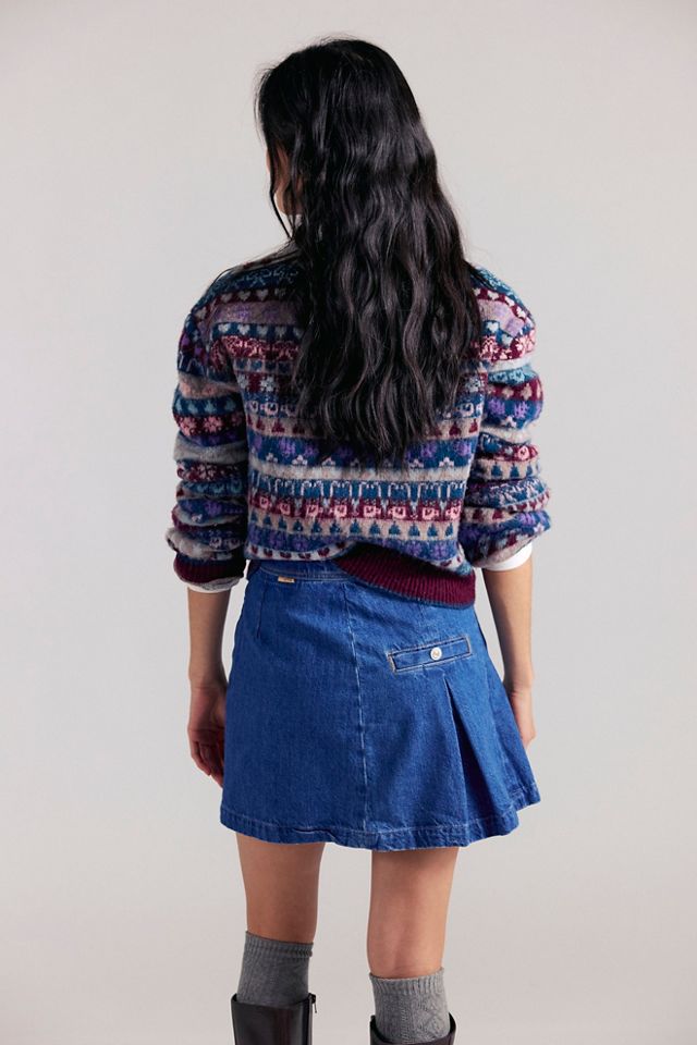 MOTHER The Take In Interest Mini Skirt #1