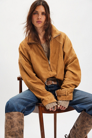 We The Free Sonny Suede Pullover