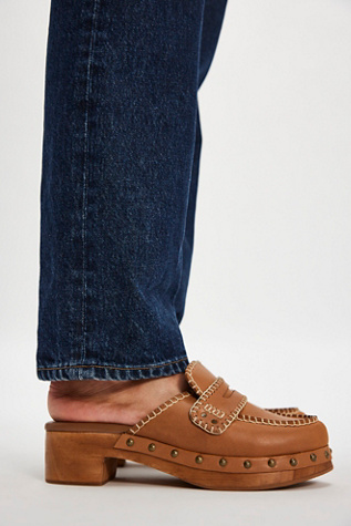 Blanket Stitch Clogs