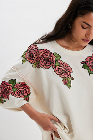 We The Free Edge Of Glory Tee at Free People in White, Size: L