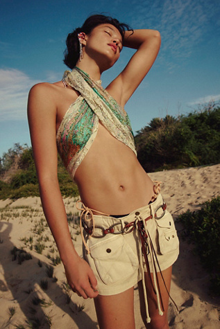 Ringo Wrap Belt at Free People in Espresso