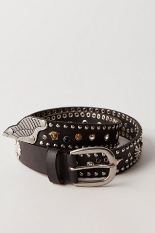 Wildheart Studded Belt | Free People display picture 1