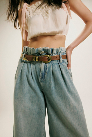 We The Free Forager Super Wide-Leg Jeans at Free People in Light Wash, Size: 26
