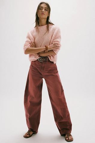 We The Free Bodie Arc Jeans at Free People in Red, Size: 24