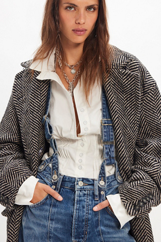 Micah Herringbone Coat - thumbnail 10