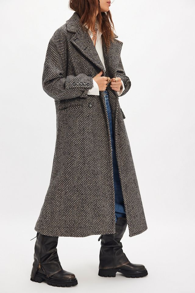 Micah Herringbone Coat #3