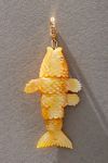 Maura Green Articulated Fish in Golden Mother of Pearl
