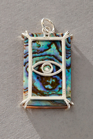 Женский шарм Maura Green Serpent Tarot Card Charm, цвет: Серо-бежевый — фото 3