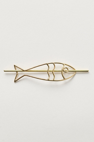 Rachel Pfeffer Sardine Hair Pin at Free People in Brass