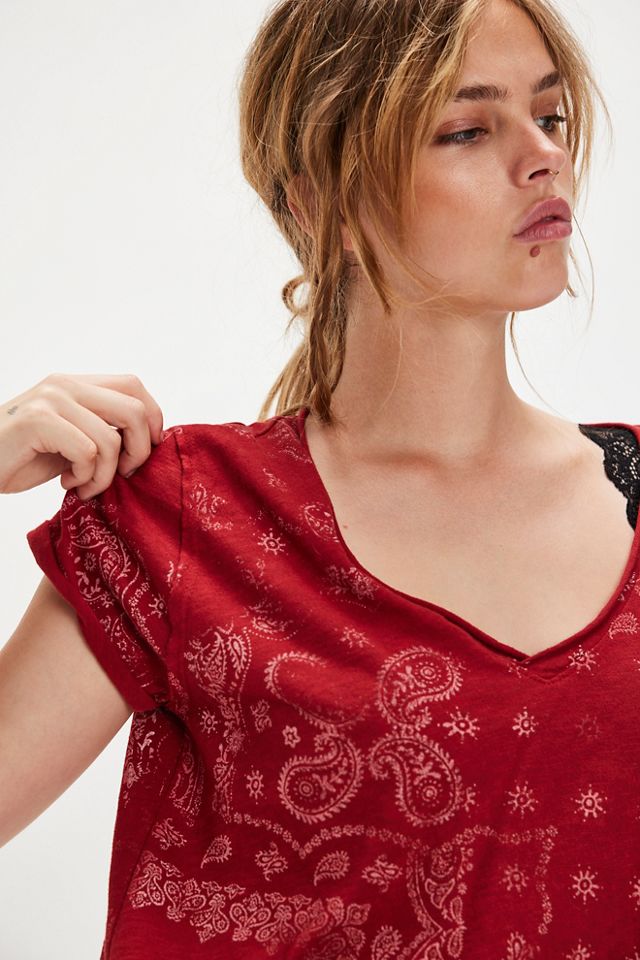 Bandana Mod V-Neck Tee #2