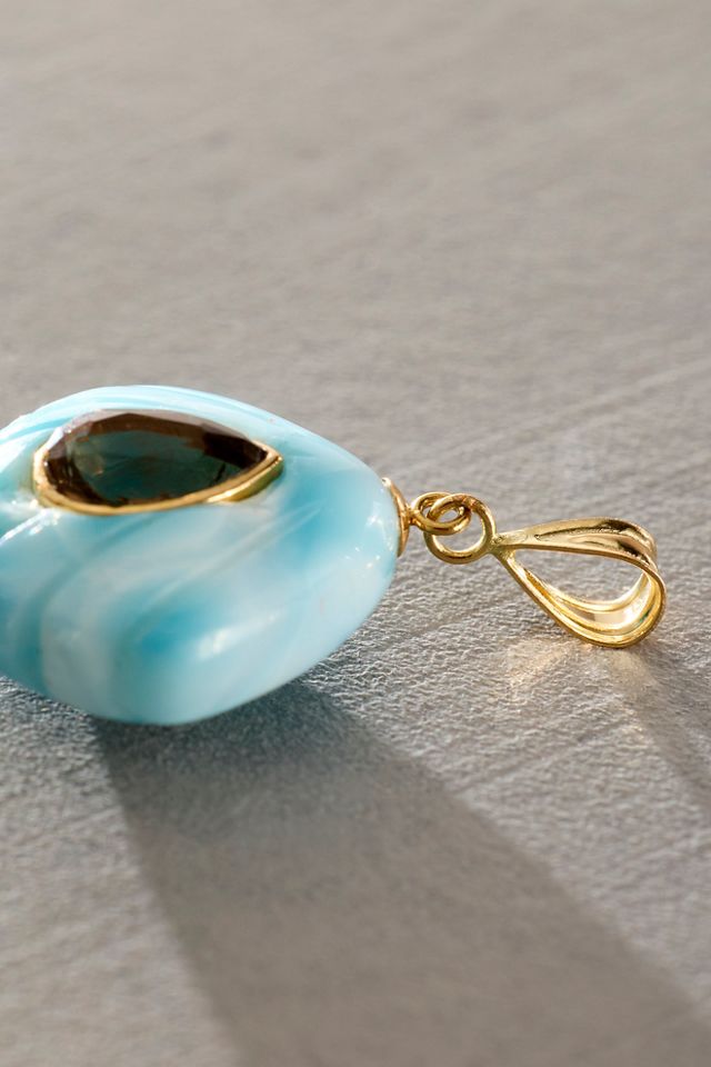 Human Design Studios 14k Gold Pendant In Smoky Quartz #1
