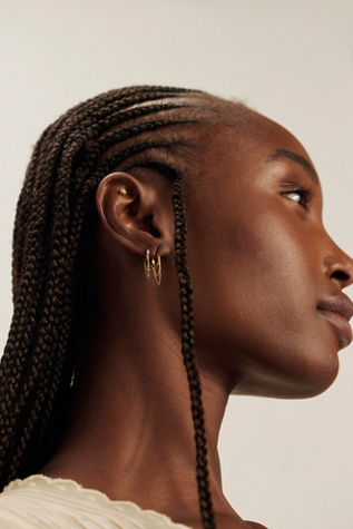 Human Design Studios Chain Drape Hoops