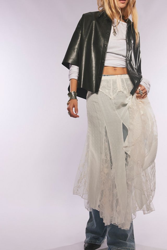 Citizens of Humanity Frances Vegan Leather Top #3