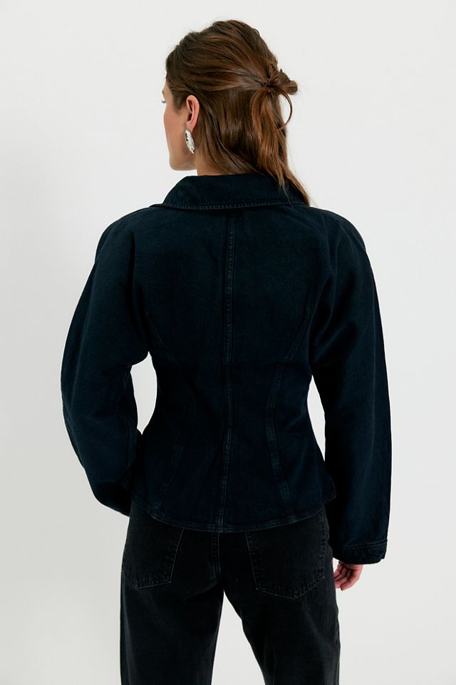 AGOLDE Devon Denim Button Down Shirt #1