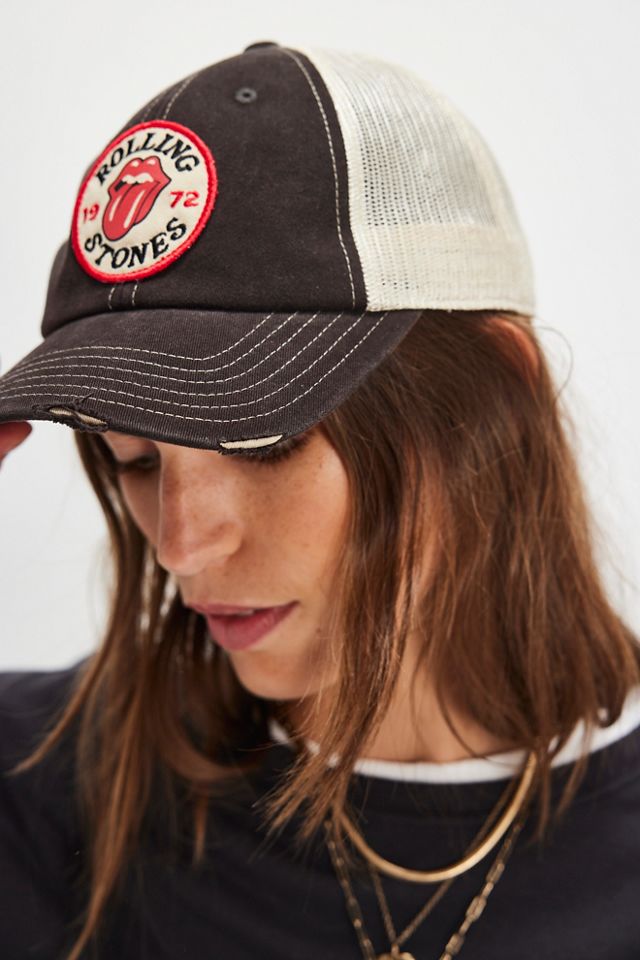 Rolling Stones Distressed Baseball Hat #5
