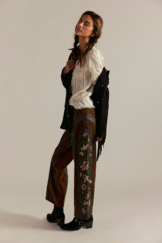 We The Free Belle Embroidered Vegan Pants