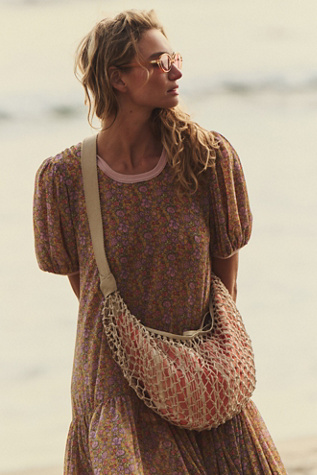 Oh Hello Round Sunglasses at Free People in Crystal Tangerine Crush
