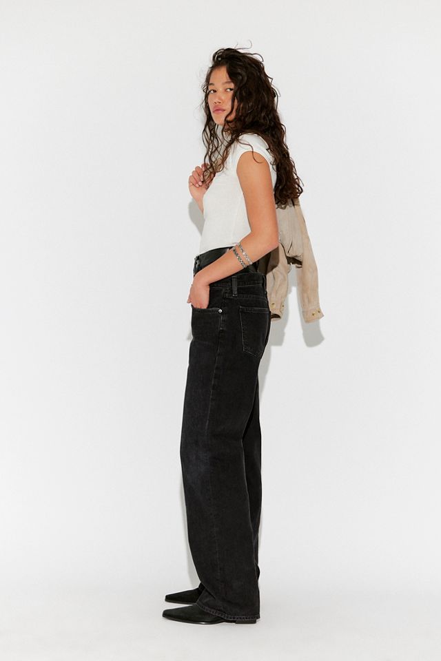 AGOLDE Elson Leather Jeans #2