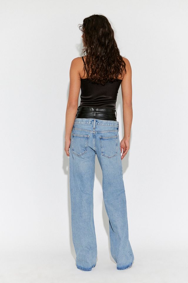 Jeans en cuir Elson AGOLDE #1
