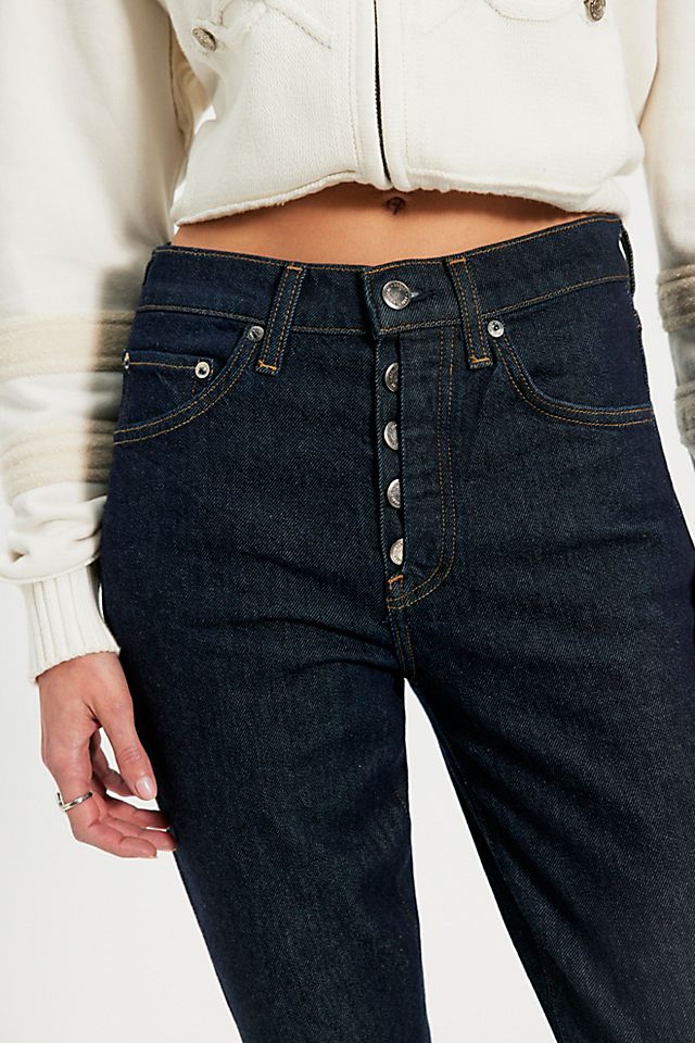 agolde cigarette jean The Unexpected Denim Trend That's Making Skinny Jeans Feel Cool Again size silhouette AGOLDE Light Wash Mid Rise