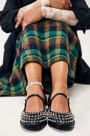 Mirrorball Studded Mary Janes