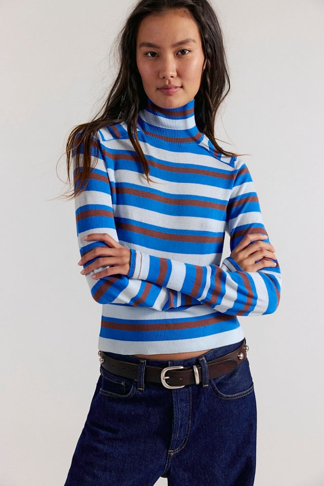 Breeze Striped Turtleneck #1