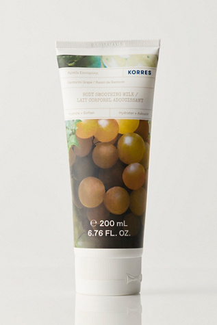 KORRES Body Soothing Milk at Free People, Santorini Grape