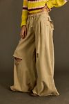 Julien Destructed Wide-Leg Chino Trousers
