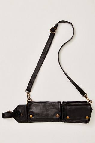 Женский ремень Nicholas K Bandolier Pocket Belt, цвет: Чёрный — фото 2