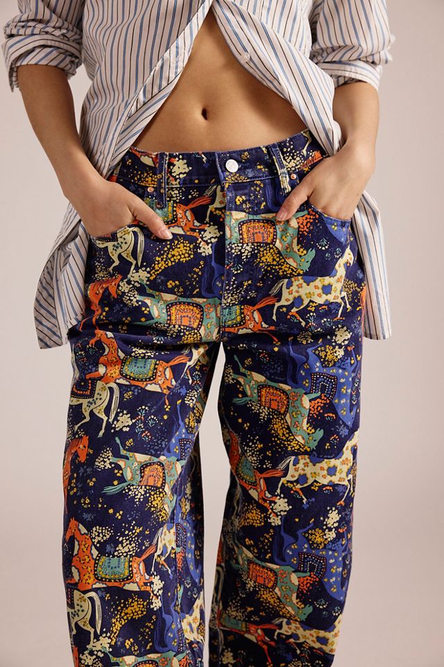 MOTHER The Delinquent Nerdy Printed Jeans #3