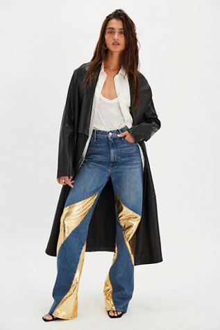 MOTHER The Spiral Saloon Heel Jeans