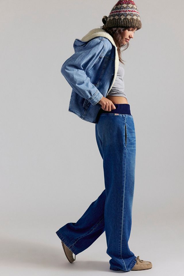 Snacks! by MOTHER The Smoothie Sweatpant Sneak Jeans #2