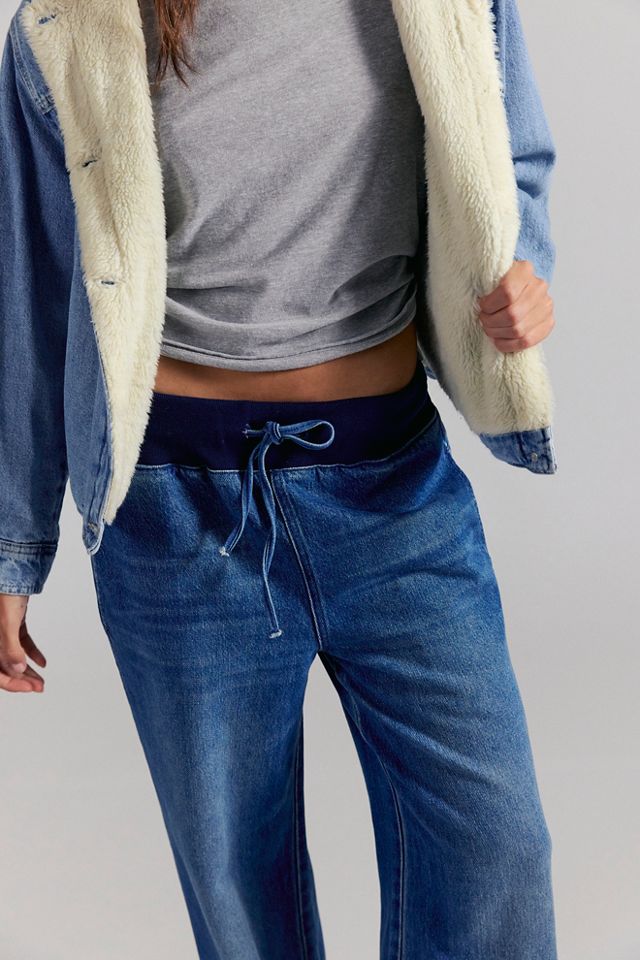 Snacks! by MOTHER The Smoothie Sweatpant Sneak Jeans #3