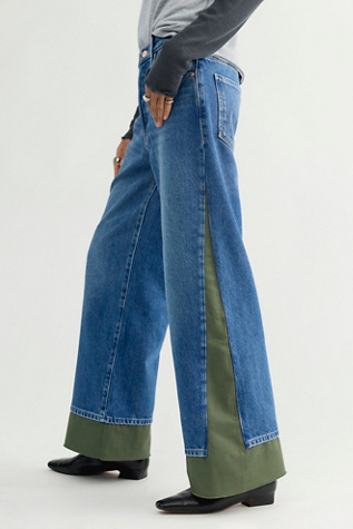MOTHER The Nacho Double Dip Nerdy Fray Jeans