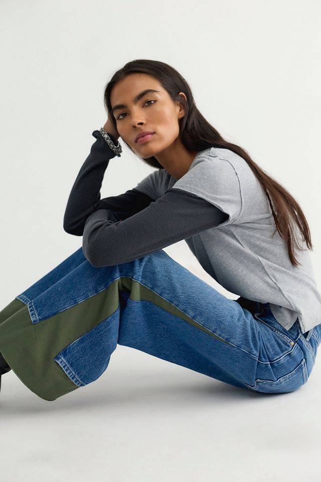 MOTHER The Nacho Double Dip Nerdy Fray Jeans #3