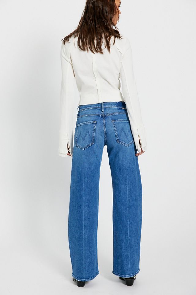 MOTHER The Mid-Rise Lasso Sneak Jeans #1
