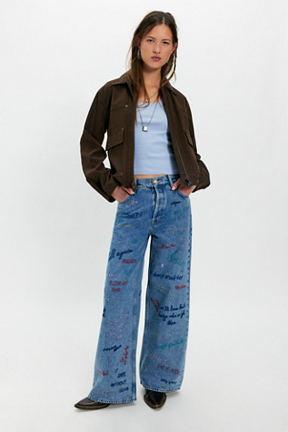MOTHER Le jean nerd à taille mi-haute double trempé