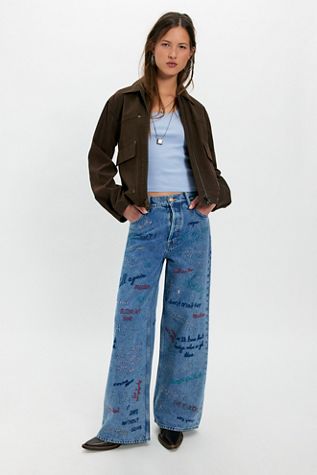 MOTHER Le jean nerd à taille mi-haute double trempé