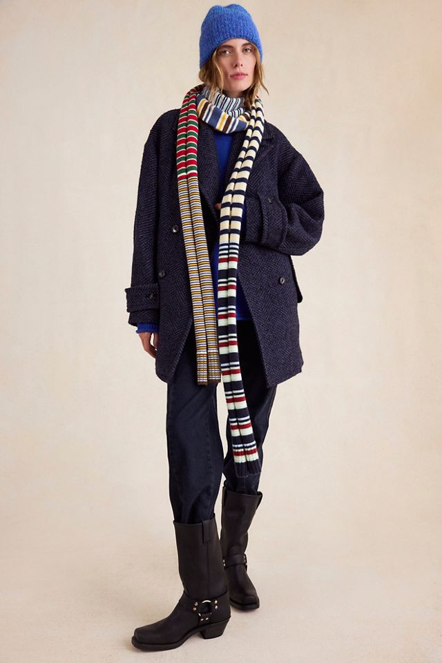 Stars Hollow Stripe Skinny Scarf #5