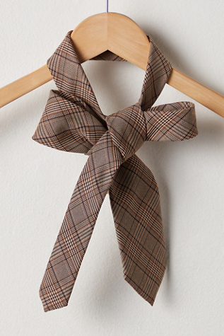 Argyle Printed Tie at Free People in Assort