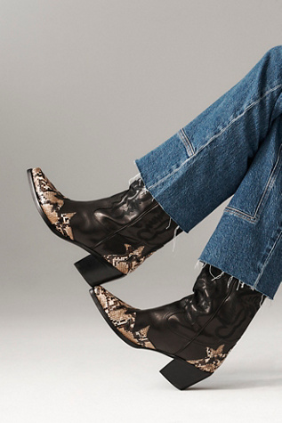 Dagget Charmer Western Boots by Jeffrey Campbell at Free People in Tan, Size: US 6