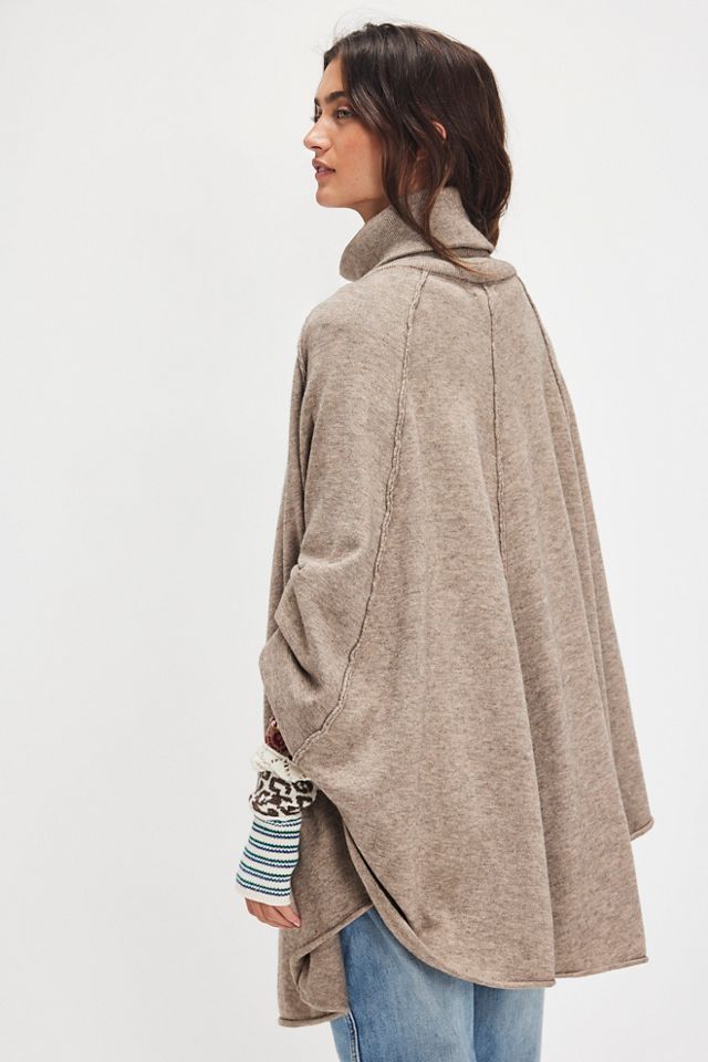 Tell Me More Knitted Poncho #1