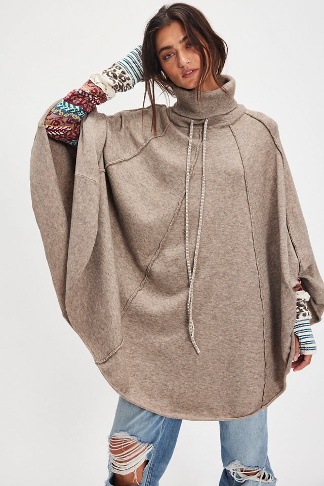 Tell Me More Knitted Poncho #2