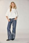 We The Free West Coast Relaxed Metallic Flare Jeans