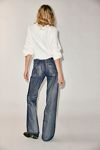We The Free West Coast Relaxed Metallic Flare Jeans